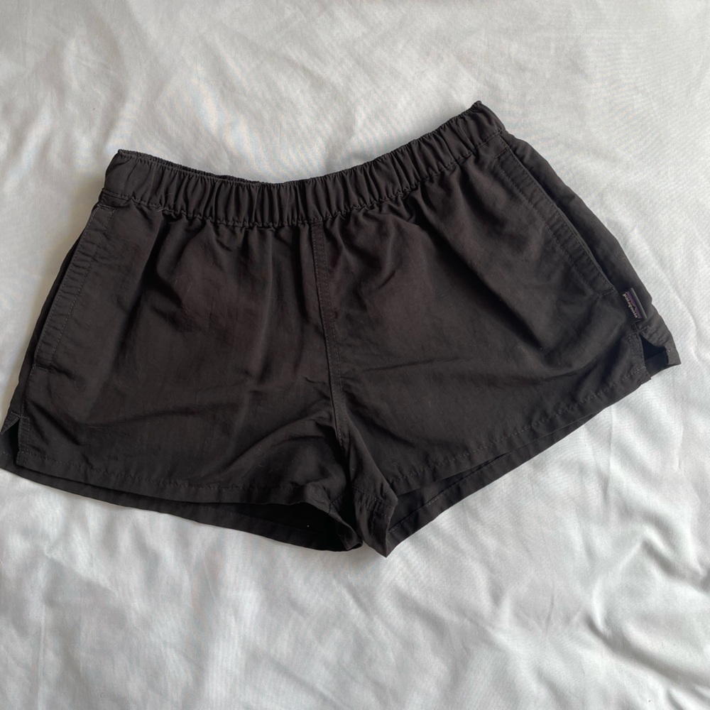 black patagonia shorts